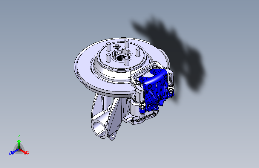 路虎-揽胜极光-后制动系统