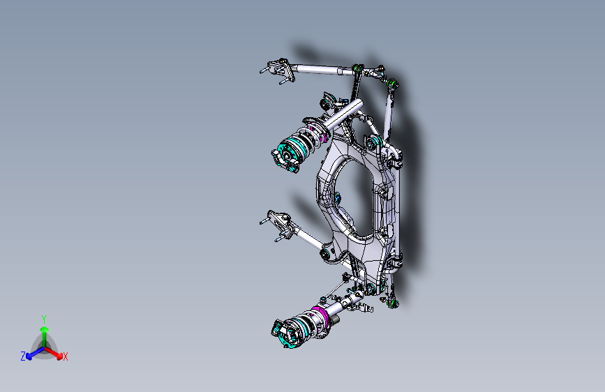 路虎-揽胜极光-后悬架装置