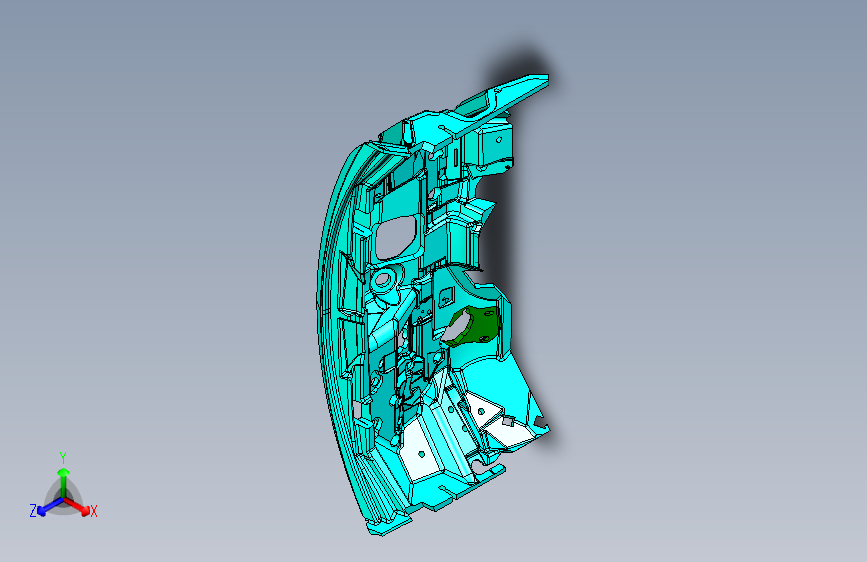 路虎-揽胜极光-前围隔热垫装置