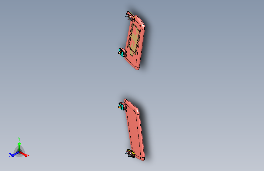 路虎-揽胜极光-遮阳板装置图