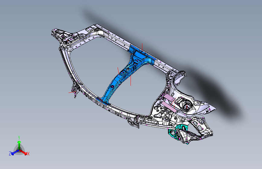 马自达3-侧围总成(右)