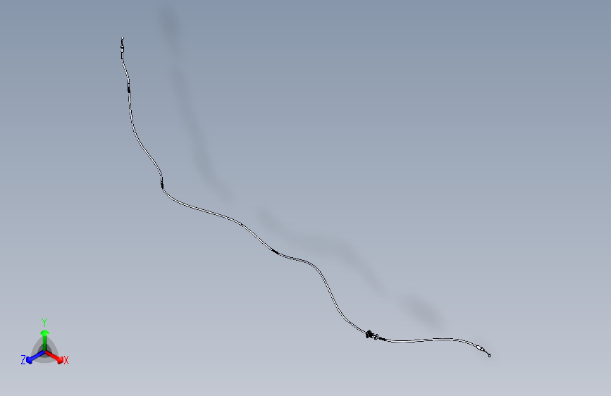 马自达3-发动机盖锁拉索总成