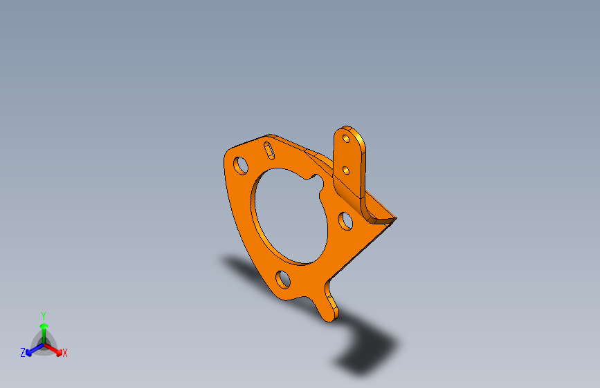 马自达3-前减震器安装压板(左）