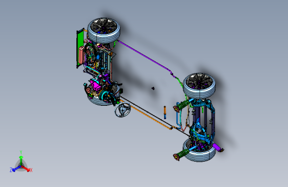 特斯拉 model s -底盘-TESLA