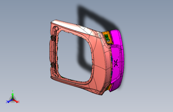 特斯拉 model s -后行李箱盖钣金装置总成