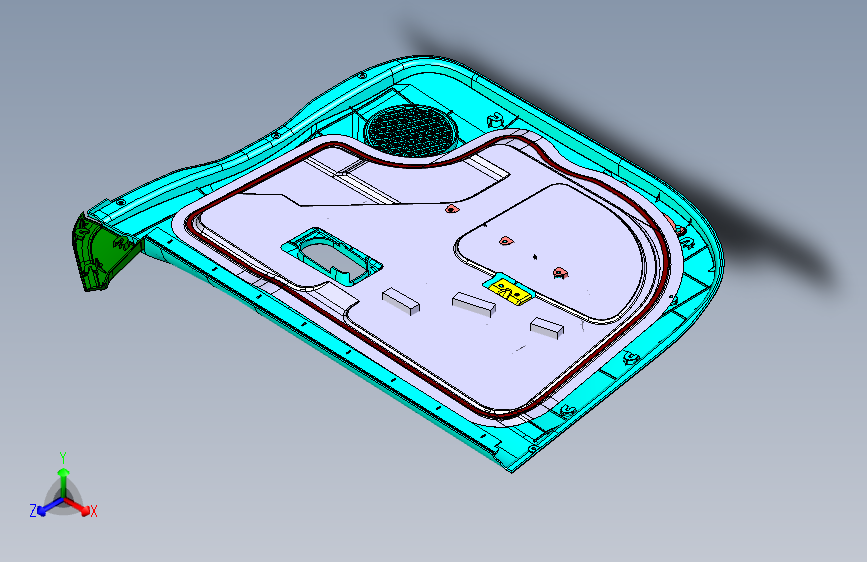 五菱宏光-门护板总成