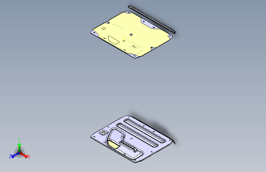 五十铃 700P轻卡 -MD-6202（后车门护面）