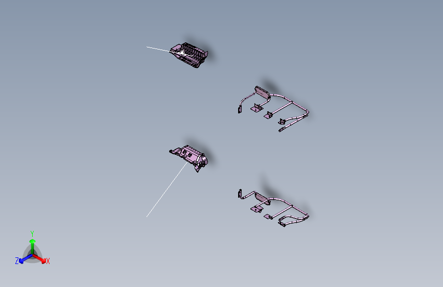 五十铃 700P轻卡 -MD-8405(踏脚板总成)