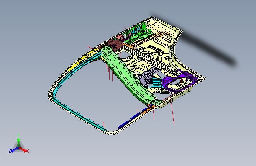五十铃 700P轻卡 -车身-MD-6101020-N0