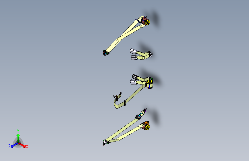 五十铃-D-MAX-皮卡 -后安全带