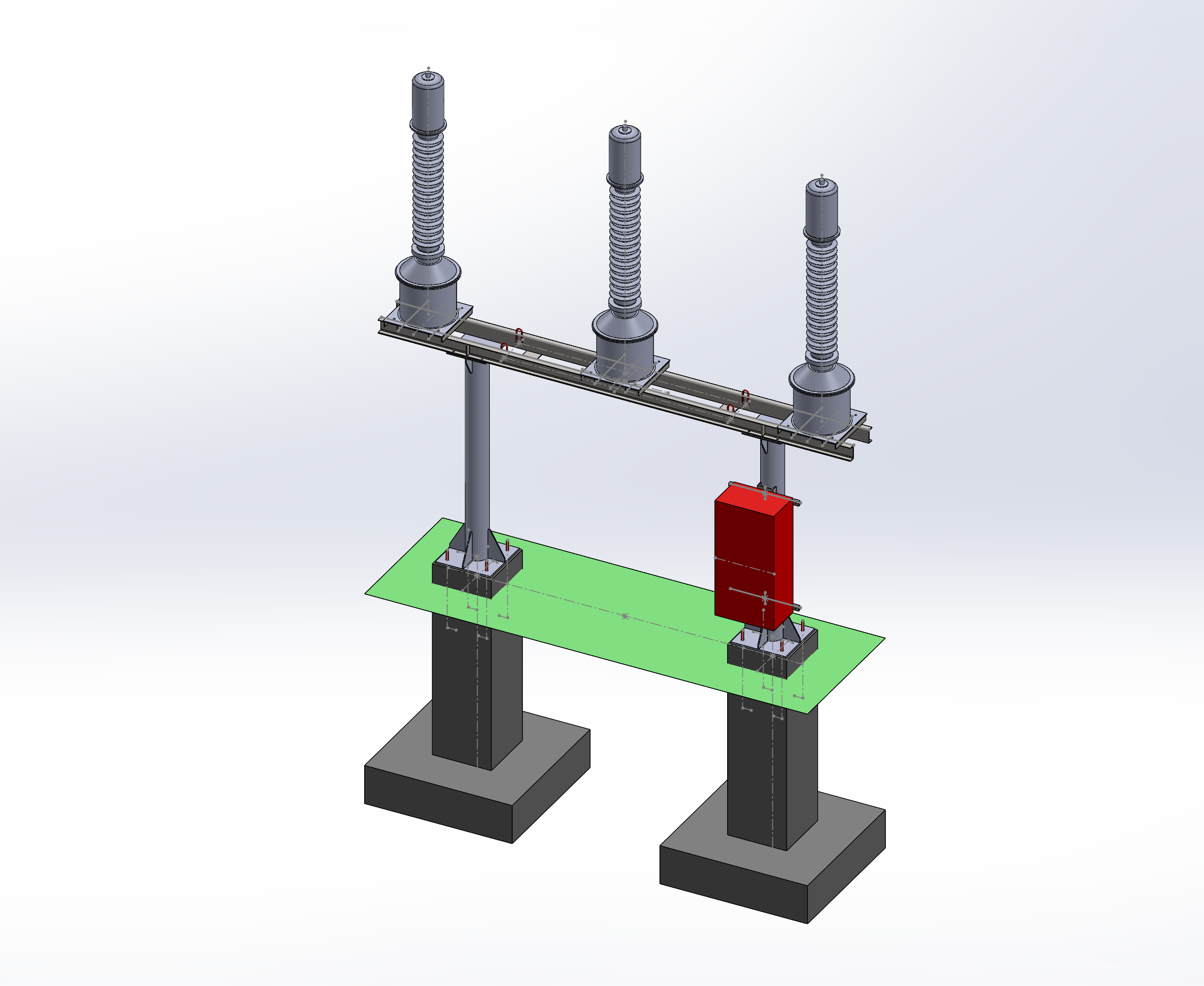 安装VEOT 123电压变压器