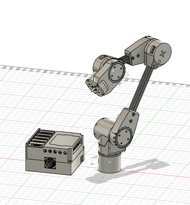 五轴机械臂机器人,使用Nema17