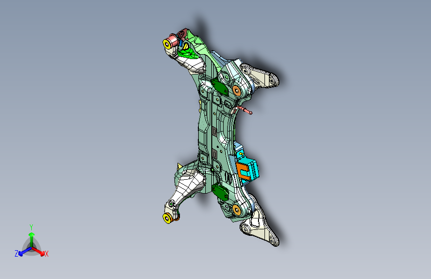 现代-IX45-底盘-2810