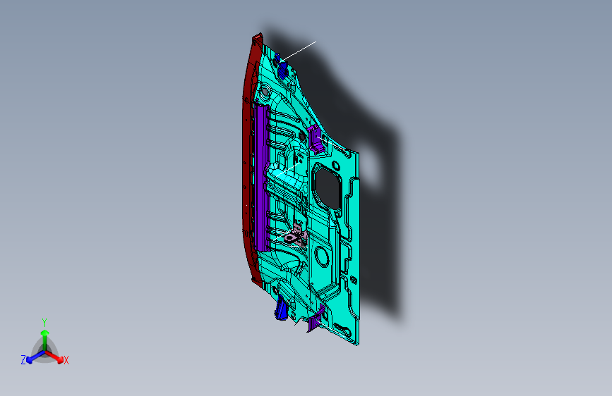 现代-索纳塔8-车身-010109-Center Floor