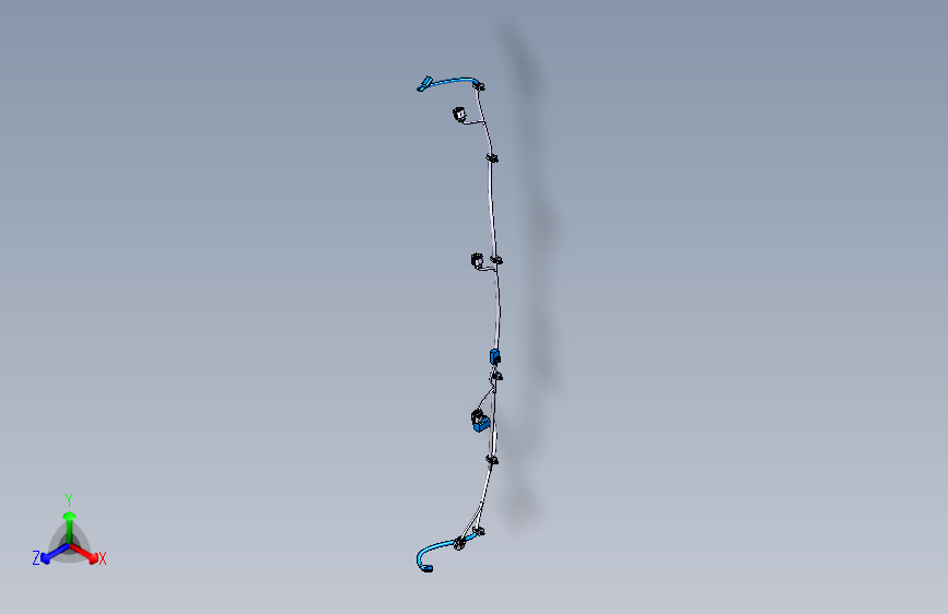 野马 B10 -_后雾灯线束装置