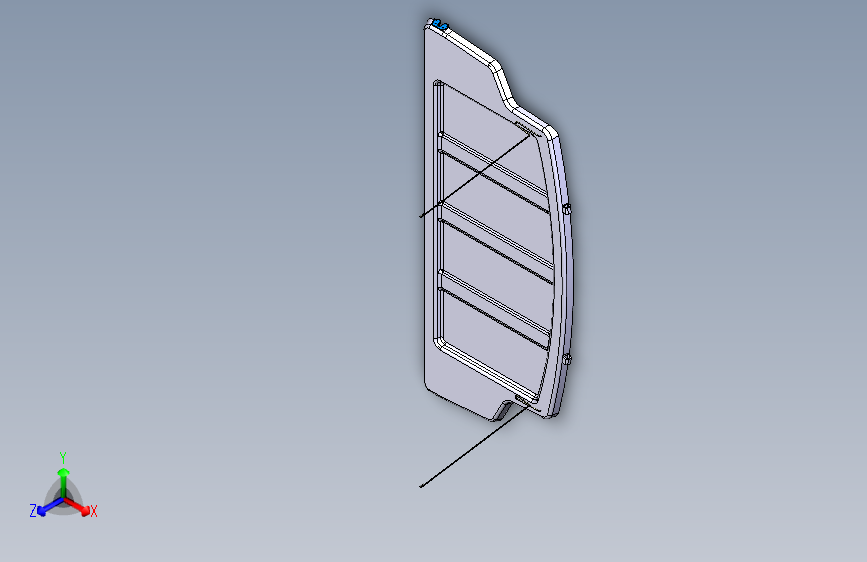 野马 B10 -行李箱搁物板装置
