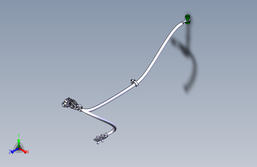 野马 B10 -蓄电池负极线束装置