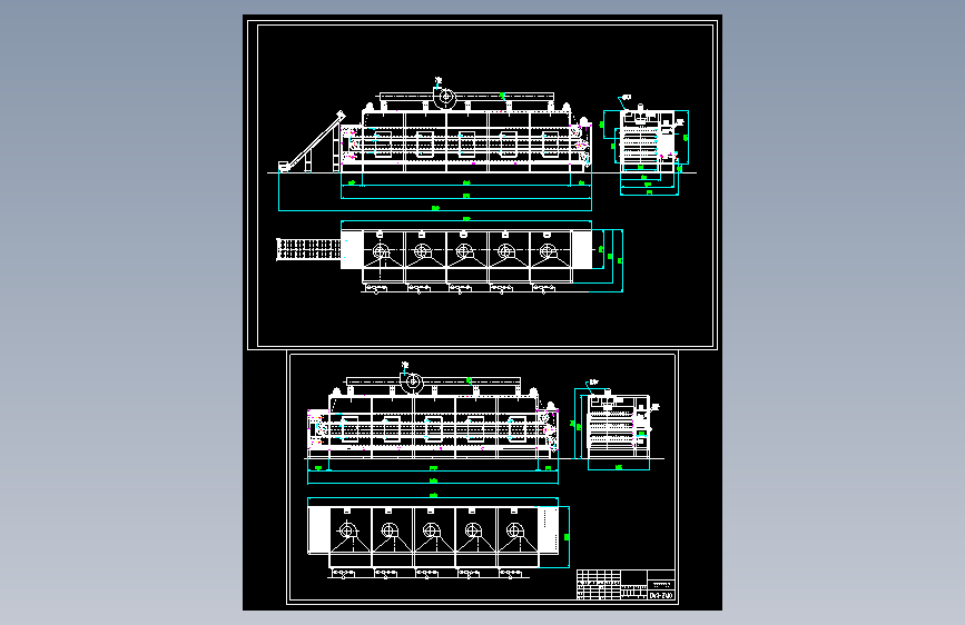 DW3-2X10三层带式干燥机