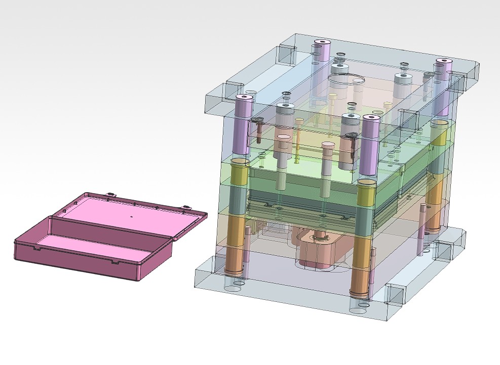 储物箱 热流道注塑模具设计
