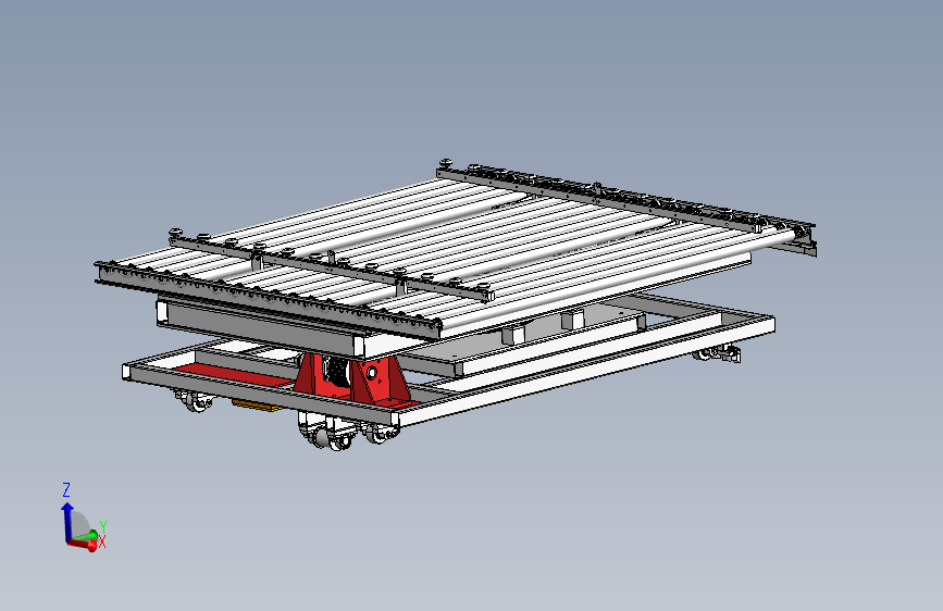 轨道小车三维图