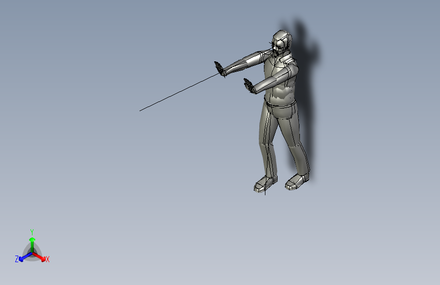 人体姿势push3_high_manikin