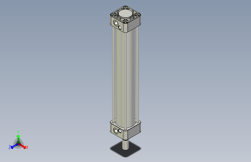 标准型气缸3D-DMB50x350