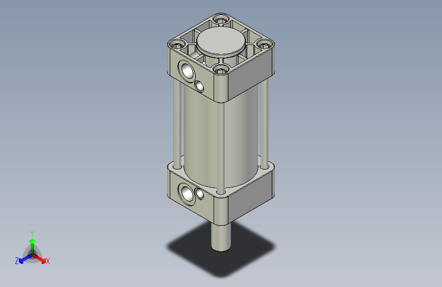 标准型气缸3D-DMB63x75