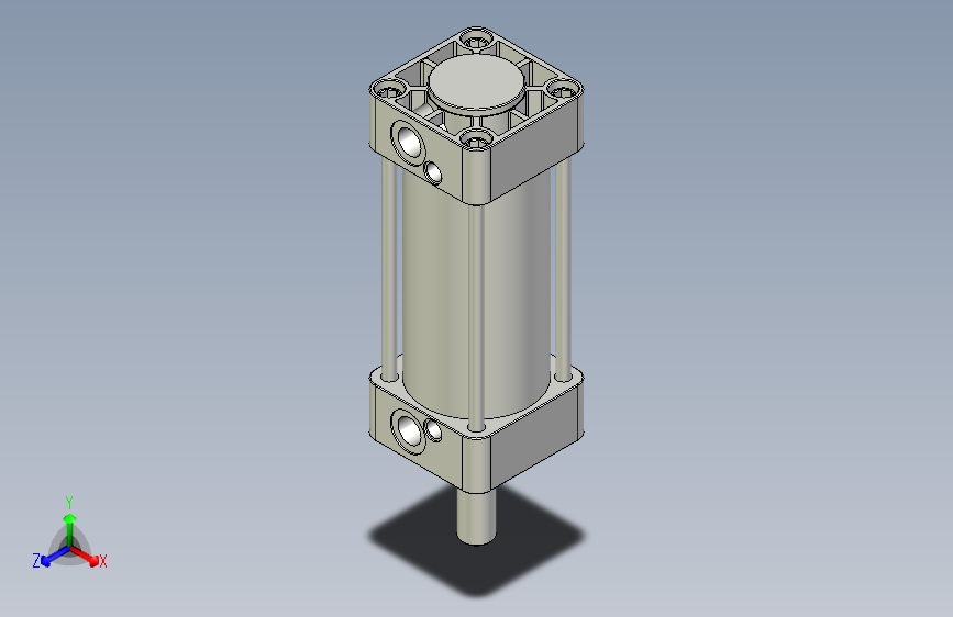 标准型气缸3D-DMB63x100