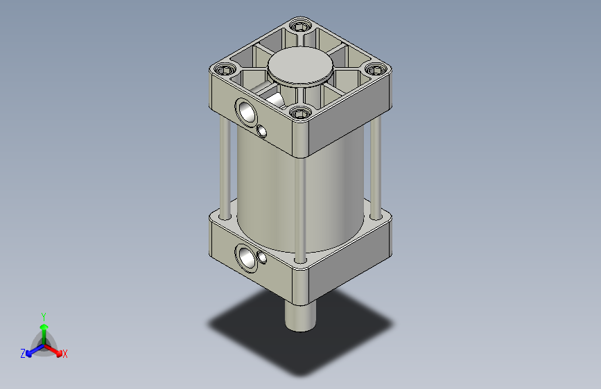 标准型气缸3D-DMB100x75