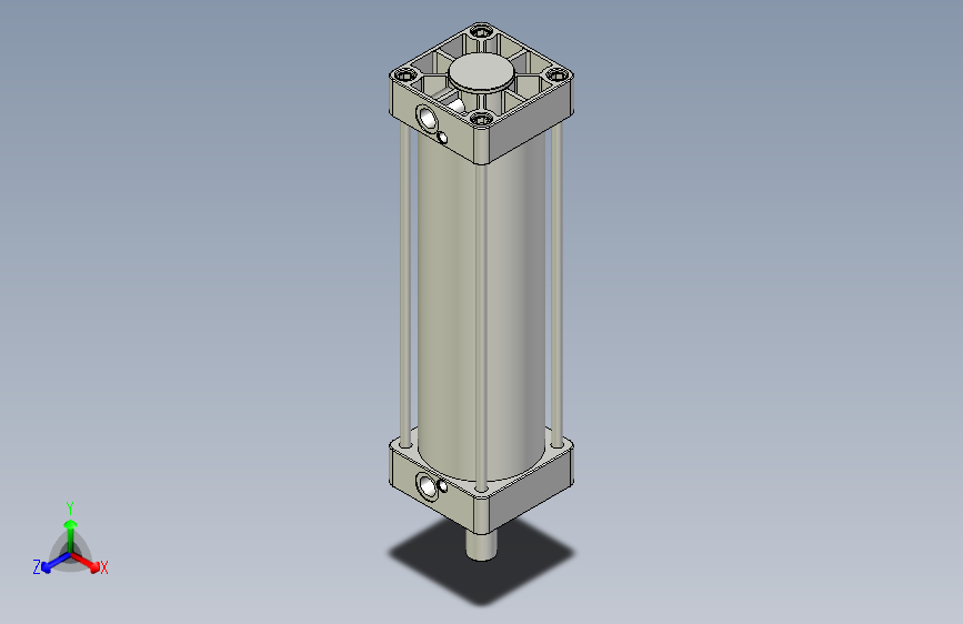 标准型气缸3D-DMB100x300