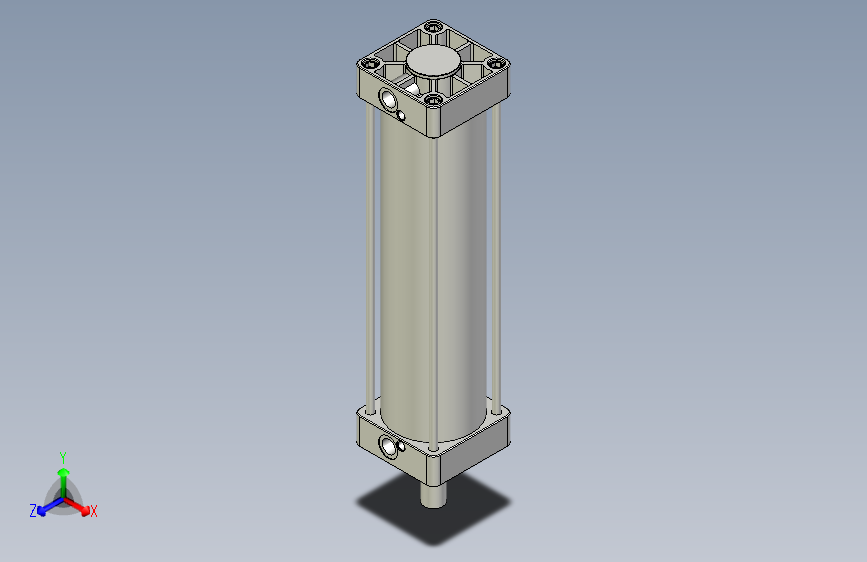 标准型气缸3D-DMB100x350