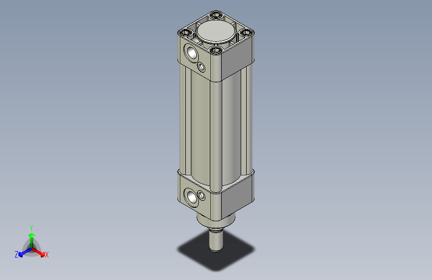 标准型气缸3D-DN40x75