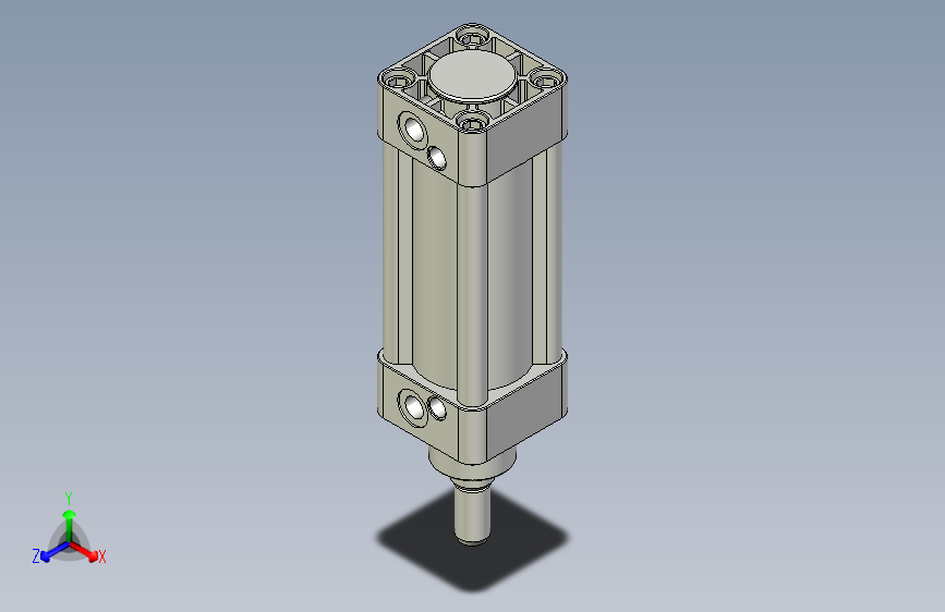 标准型气缸3D-DN50x75