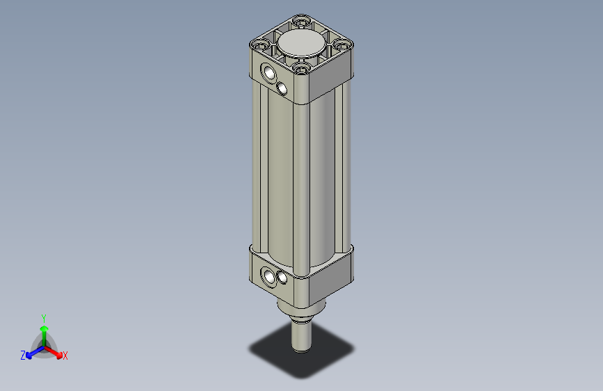 标准型气缸3D-DN50x125