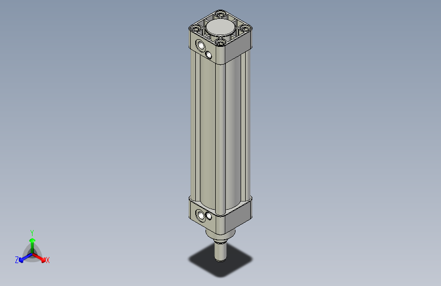 标准型气缸3D-DN50x200