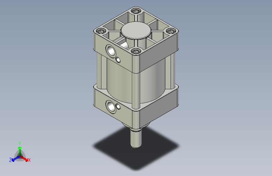 标准型气缸3D-DN100x25