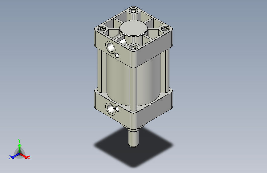 标准型气缸3D-DN100x50