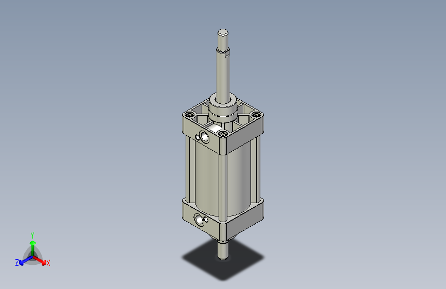 标准型气缸3D-DND100x100