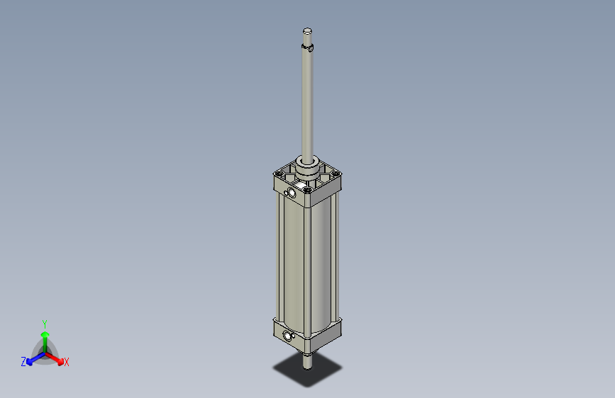 标准型气缸3D-DND100x300