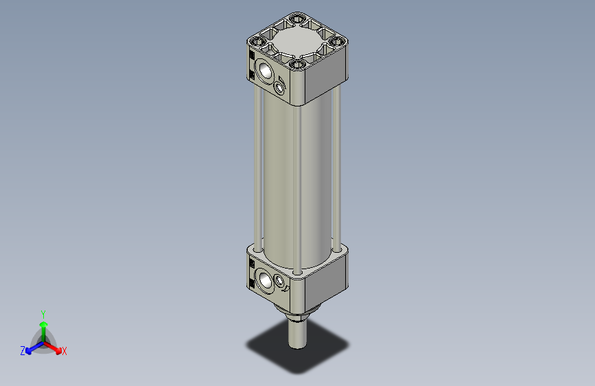 标准型气缸3D-DU40x100