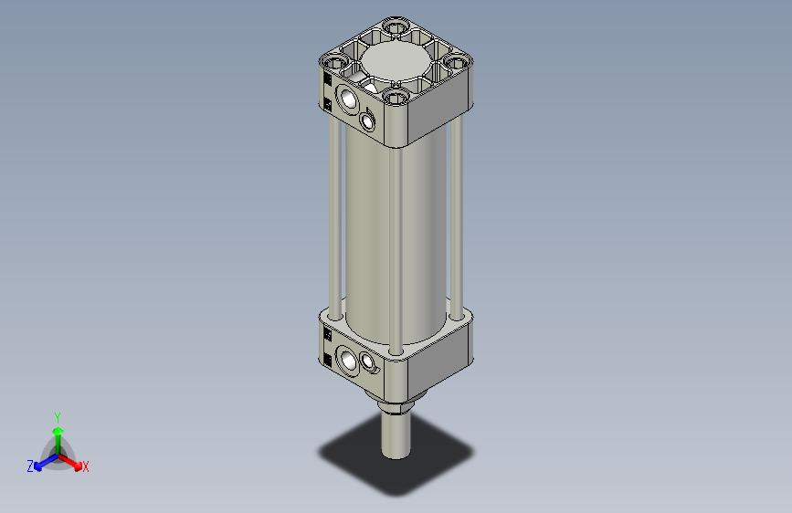 标准型气缸3D-DU50x100