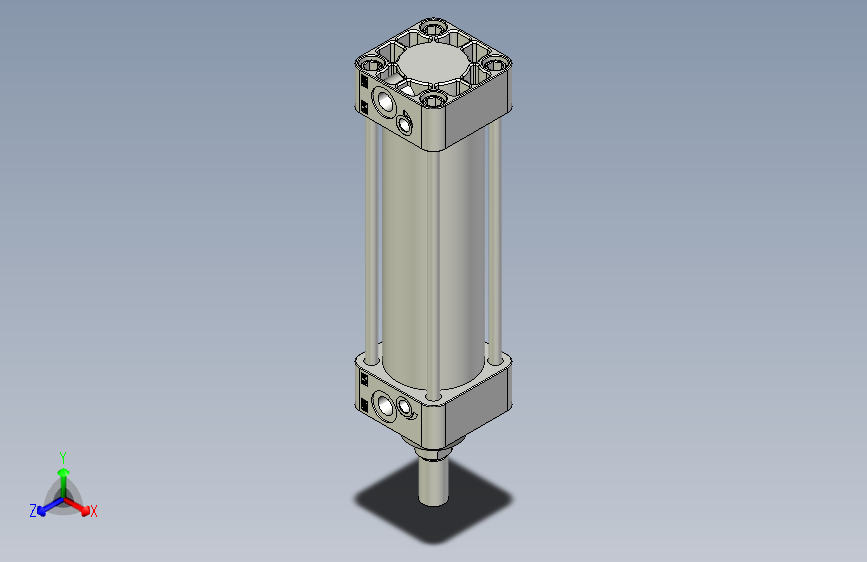 标准型气缸3D-DU50x125