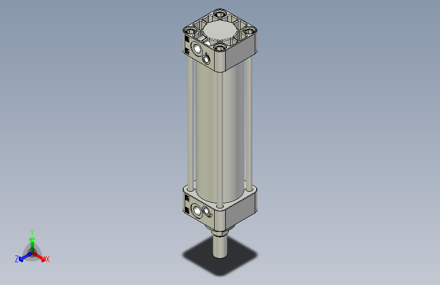 标准型气缸3D-DU50x150