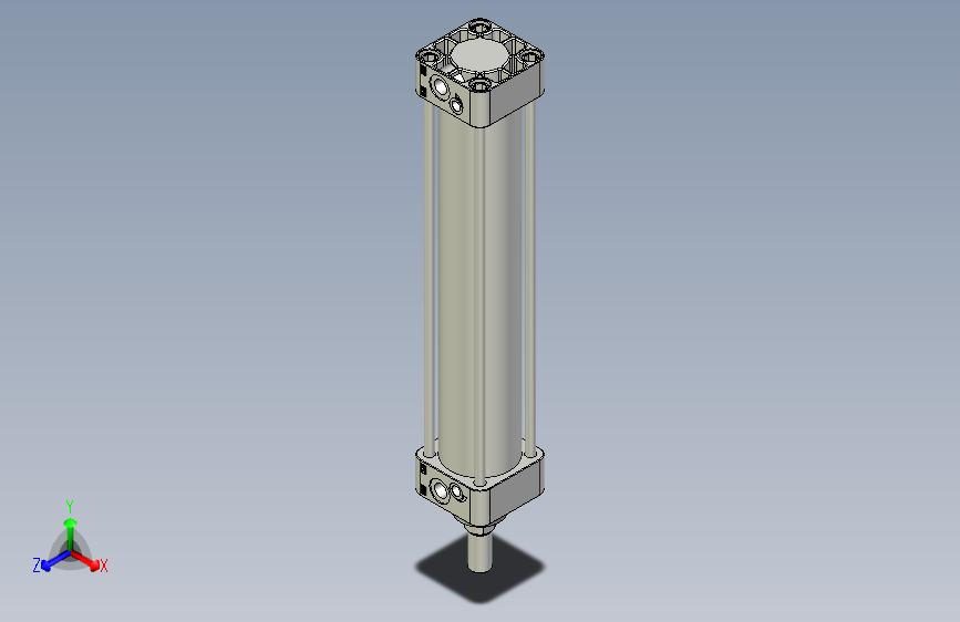 标准型气缸3D-DU50x250