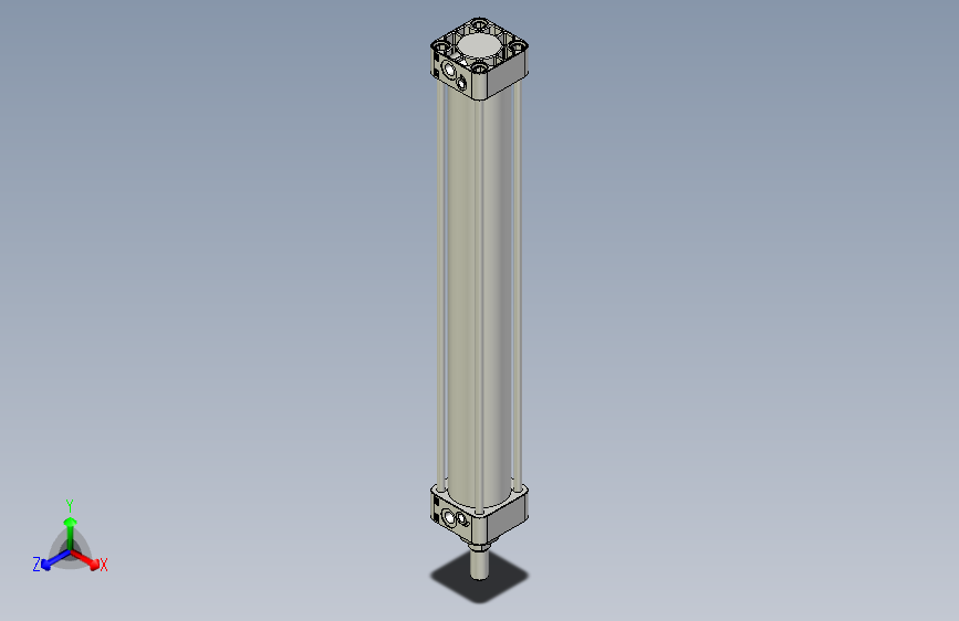 标准型气缸3D-DU50x400