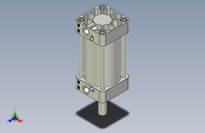 标准型气缸3D-DU80x75