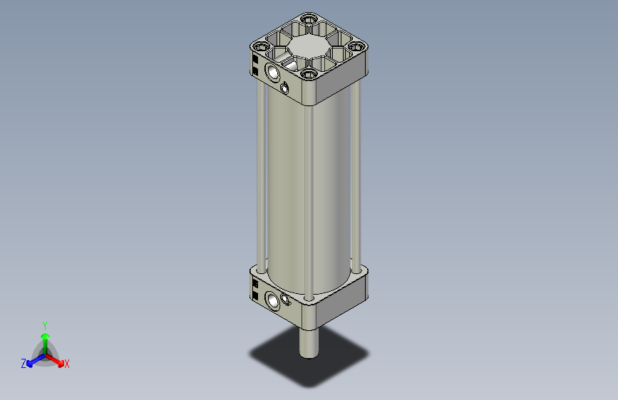 标准型气缸3D-DU80x200