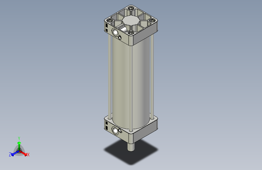 标准型气缸3D-DU100x250