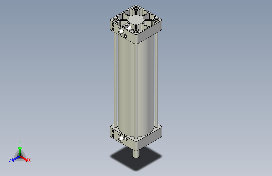 标准型气缸3D-DU100x300