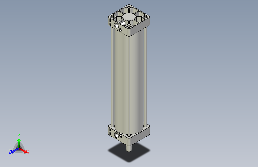 标准型气缸3D-DU100x400